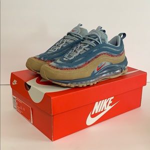 Nike Air Max 97 men size 8 denim sneakers shoes
